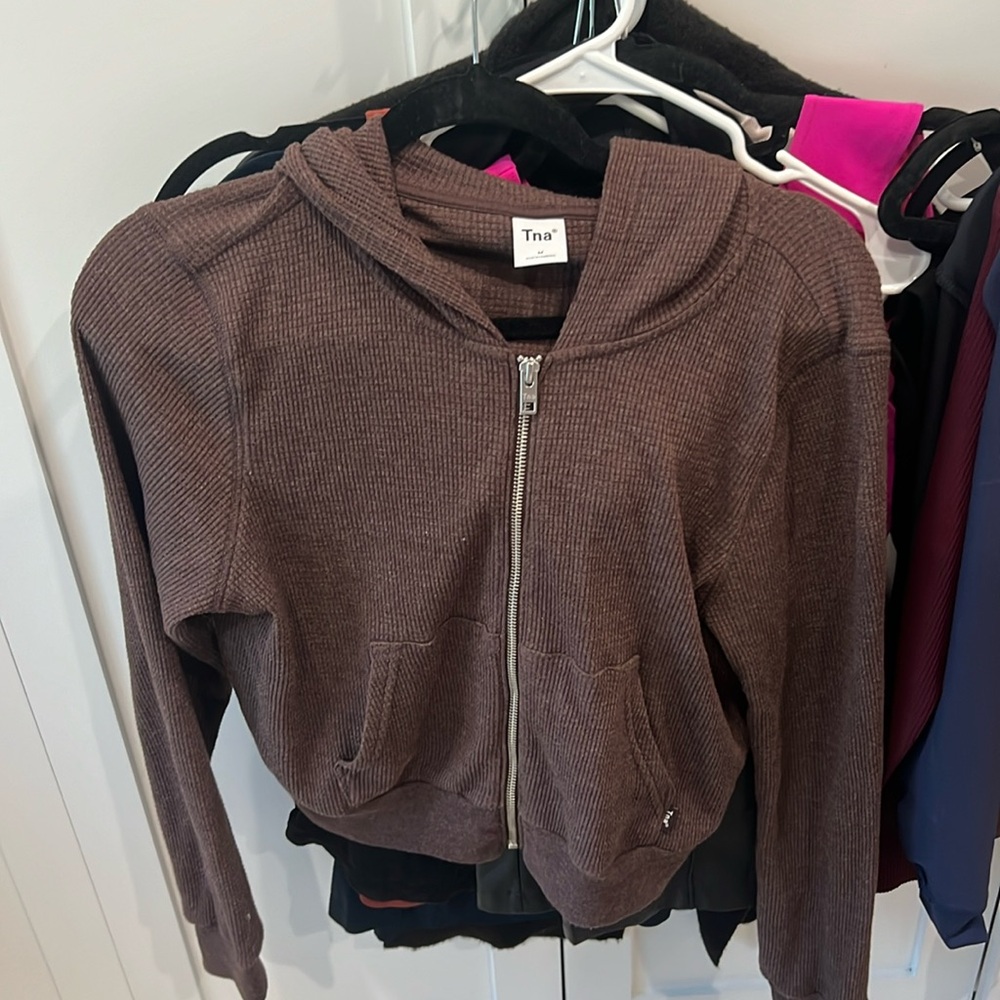 TNA Waffle Zip Up Hoodie